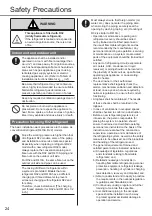 Preview for 6 page of Panasonic CS-LU9ZKA Operating Instructions Manual