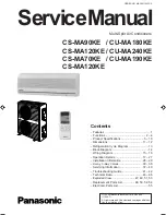 Preview for 1 page of Panasonic CS-MA90KE Service Manual