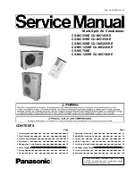 Preview for 1 page of Panasonic CS-MC95KE Service Manual