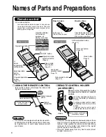 Предварительный просмотр 8 страницы Panasonic CS-ME 7CKPGCS-ME10CKPG Operating Instructions Manual