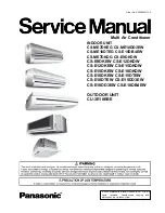 Panasonic CS-ME10DTEG Service Manual предпросмотр