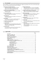 Preview for 2 page of Panasonic CS-ME18NKE Operating Instructions Manual