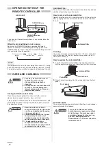 Preview for 16 page of Panasonic CS-ME18NKE Operating Instructions Manual