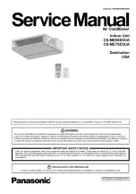 Предварительный просмотр 1 страницы Panasonic CS-ME5SD3UA Service Manual