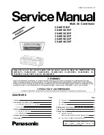 Panasonic CS-ME7CB1P Service Manual preview