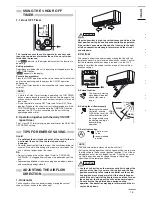 Preview for 15 page of Panasonic CS-ME7NKE Operating Instructions Manual