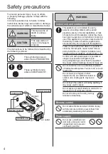 Предварительный просмотр 4 страницы Panasonic CS-ME7QKUA Operating Instructions Manual