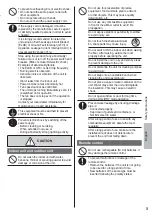 Предварительный просмотр 5 страницы Panasonic CS-ME7QKUA Operating Instructions Manual