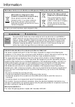 Предварительный просмотр 11 страницы Panasonic CS-ME7QKUA Operating Instructions Manual