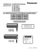 Panasonic CS-MKS12NKU Technical & Service Manual предпросмотр