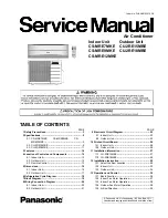 Panasonic CS-MRE12MKE Service Manual preview