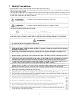 Preview for 3 page of Panasonic CS-MRE12MKE Service Manual