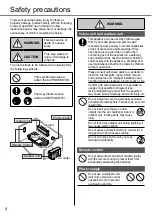 Preview for 4 page of Panasonic CS-MRE5SKE Operating Instructions Manual