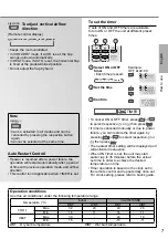 Preview for 7 page of Panasonic CS-MRE5SKE Operating Instructions Manual