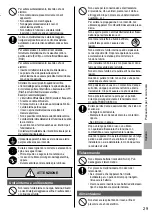 Preview for 29 page of Panasonic CS-MRE5SKE Operating Instructions Manual