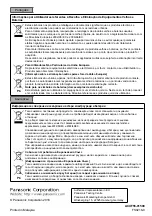 Preview for 52 page of Panasonic CS-MRE5SKE Operating Instructions Manual