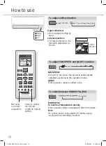 Предварительный просмотр 12 страницы Panasonic CS-MRZ16WKR Operating Instructions Manual