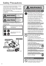 Preview for 4 page of Panasonic CS-MTZ16ZKE Operating Instructions Manual