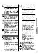 Preview for 45 page of Panasonic CS-MZ16VKE Operating Instructions Manual