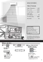 Preview for 3 page of Panasonic CS-MZ16ZKE Operating Instructions Manual