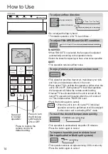 Preview for 14 page of Panasonic CS-MZ16ZKE Operating Instructions Manual