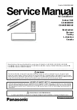 Предварительный просмотр 1 страницы Panasonic CS-MZ5SKE Service Manual