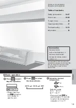 Предварительный просмотр 19 страницы Panasonic CS-N12WKH-8 Operating Instructions Manual