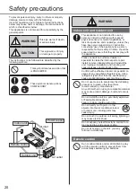 Предварительный просмотр 20 страницы Panasonic CS-N12WKH-8 Operating Instructions Manual