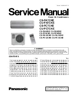 Panasonic CS-PA7CKE Service Manual preview