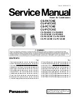 Preview for 1 page of Panasonic CS-PA7CKE Service Manual