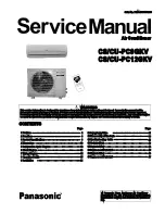 Panasonic CS-PC12GKV Service Manual preview