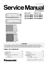 Panasonic CS-PC12MKF Service Manual предпросмотр