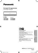 Panasonic CS-PC12PKP Operating Instructions Manual preview