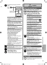 Предварительный просмотр 11 страницы Panasonic CS-PC12PKP Operating Instructions Manual