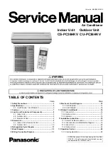 Panasonic CS-PC36HKV Service Manual preview