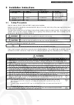 Preview for 41 page of Panasonic CS-PE12DKE Service Manual