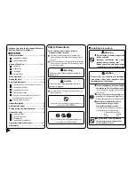 Preview for 2 page of Panasonic CS-PE9CKE Operating Instructions Manual