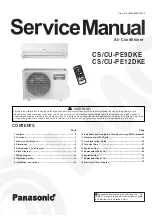 Panasonic CS-PE9DKE Service Manual предпросмотр