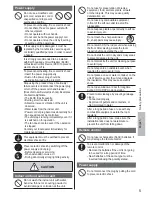 Предварительный просмотр 5 страницы Panasonic CS-PS12QKH Operating Instructions Manual