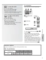 Предварительный просмотр 7 страницы Panasonic CS-PS12QKH Operating Instructions Manual