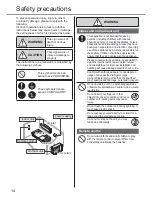 Предварительный просмотр 14 страницы Panasonic CS-PS9QKA Operating Instructions Manual