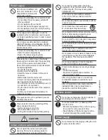 Предварительный просмотр 15 страницы Panasonic CS-PS9QKA Operating Instructions Manual