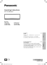 Panasonic CS-PS9UKA Operating Instructions Manual preview