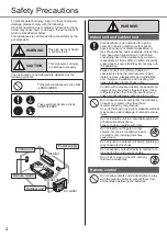 Предварительный просмотр 4 страницы Panasonic CS-PU24XKH Operating Instructions Manual