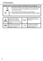 Предварительный просмотр 20 страницы Panasonic CS-PU24XKH Operating Instructions Manual