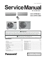 Panasonic CS-PW12GKX Service Manual preview