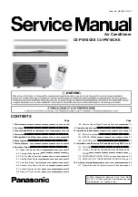 Preview for 1 page of Panasonic CS-PW18CKE Service Manual