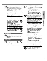 Preview for 5 page of Panasonic CS-PZ9SKE Operating Instructions Manual