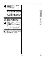 Preview for 7 page of Panasonic CS-PZ9SKE Operating Instructions Manual