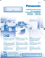 Panasonic CS-RE18JKE Operating Instructions Manual предпросмотр